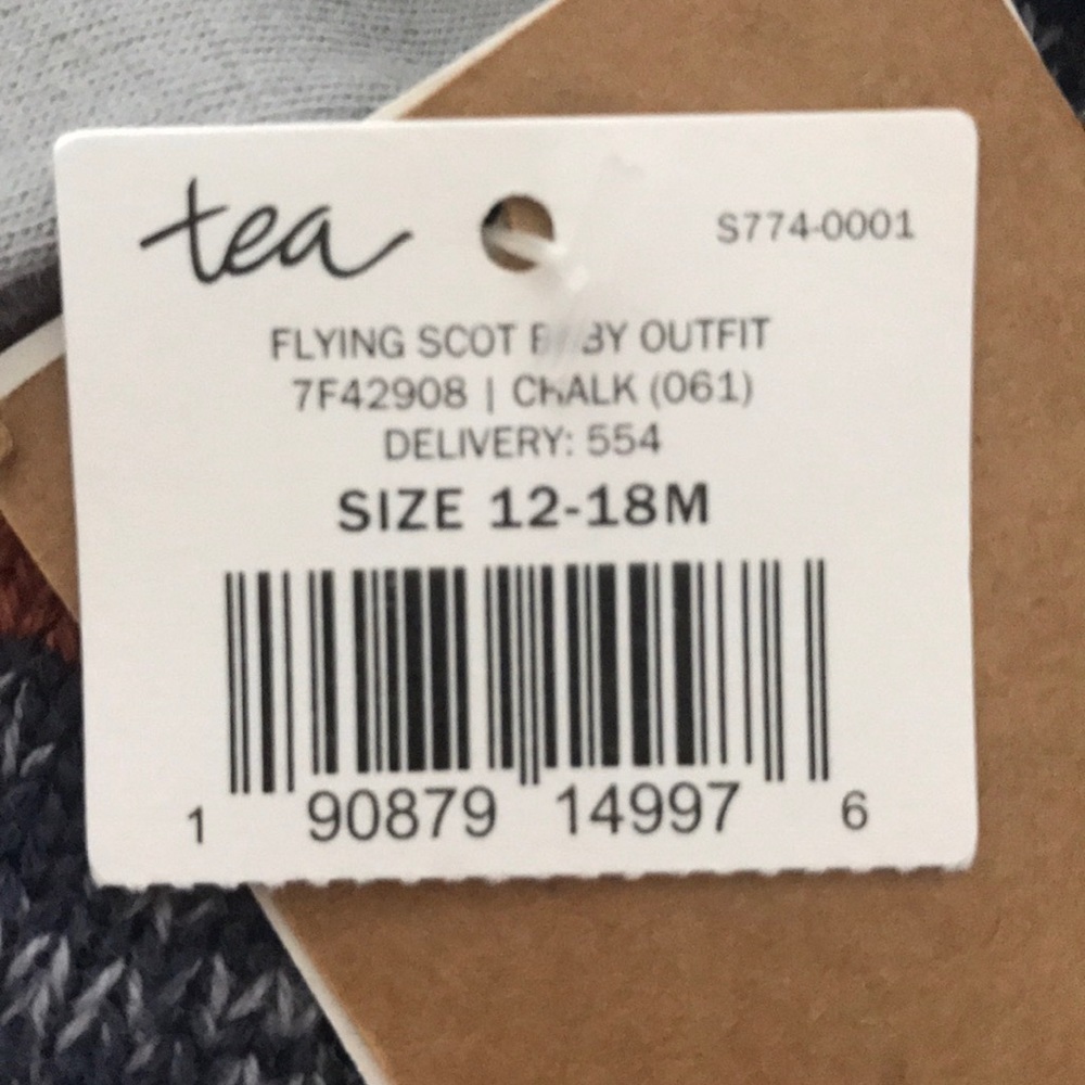 NWT Tea Collection Flying Scot Long-sleeve Tee - Picture 4 of 4